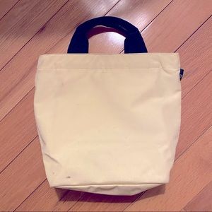 Herve Chapelier Nylon Yellow Tote